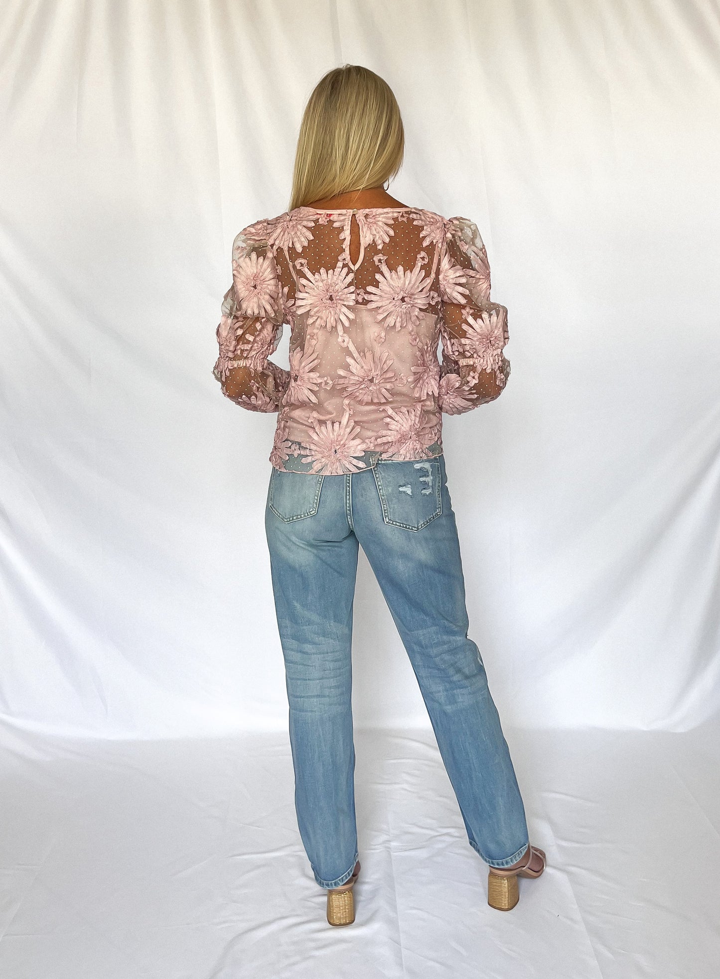 Lace Floral Blouse by EVA FRANCO