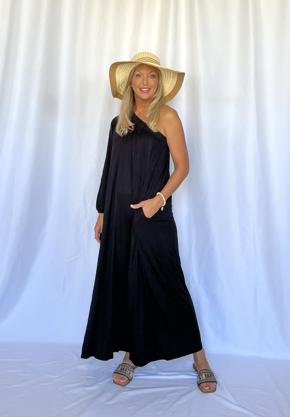 Weekend Stroll Jumpsuit - Black