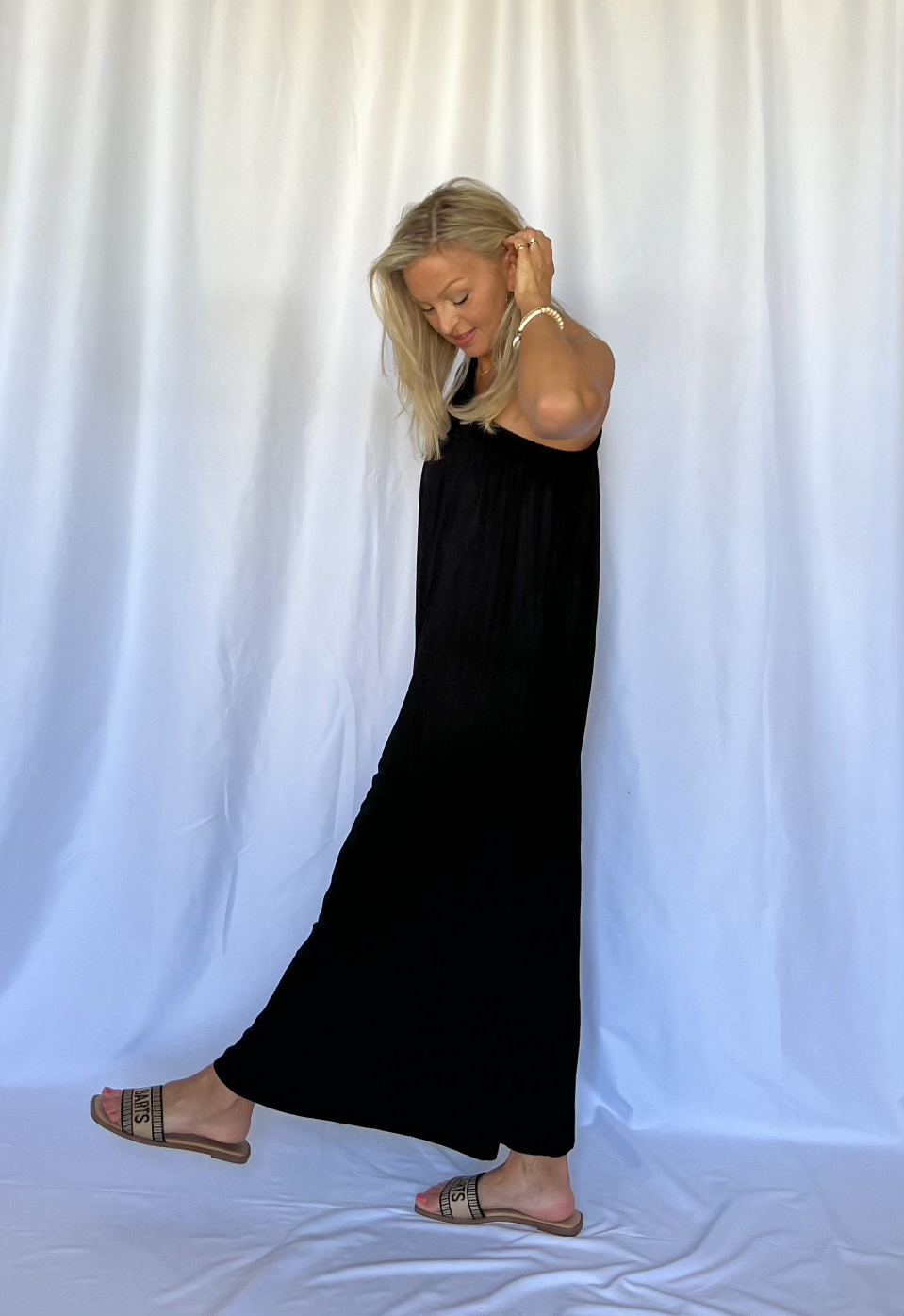 Weekend Stroll Jumpsuit - Black