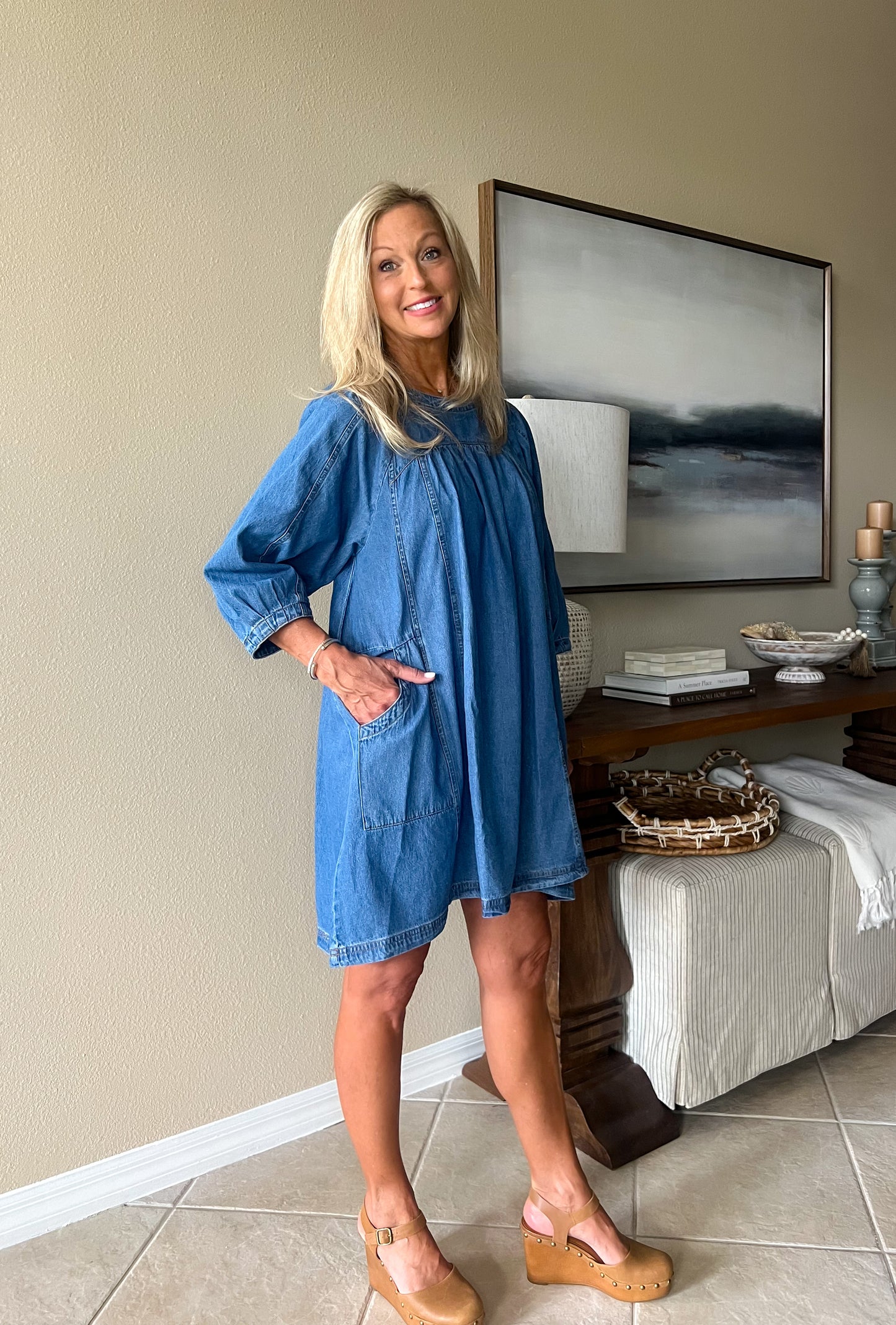 Delilah Denim Dress