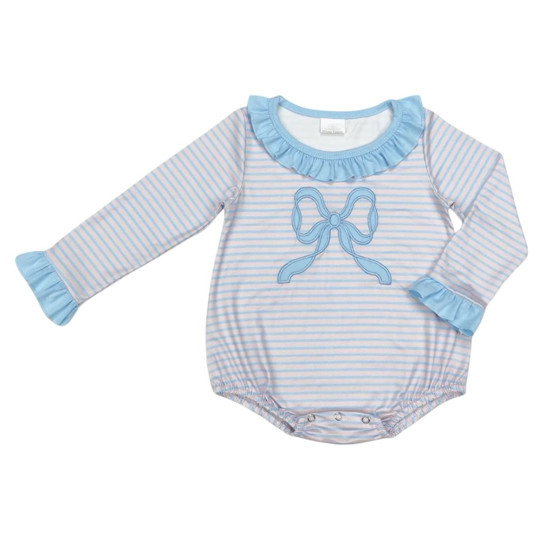 Appliqued Bow Bubble