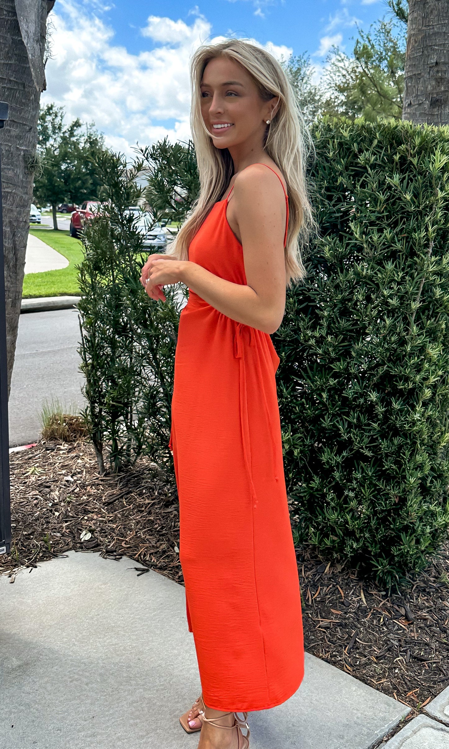 Date Night Side Cutout Midi Dress