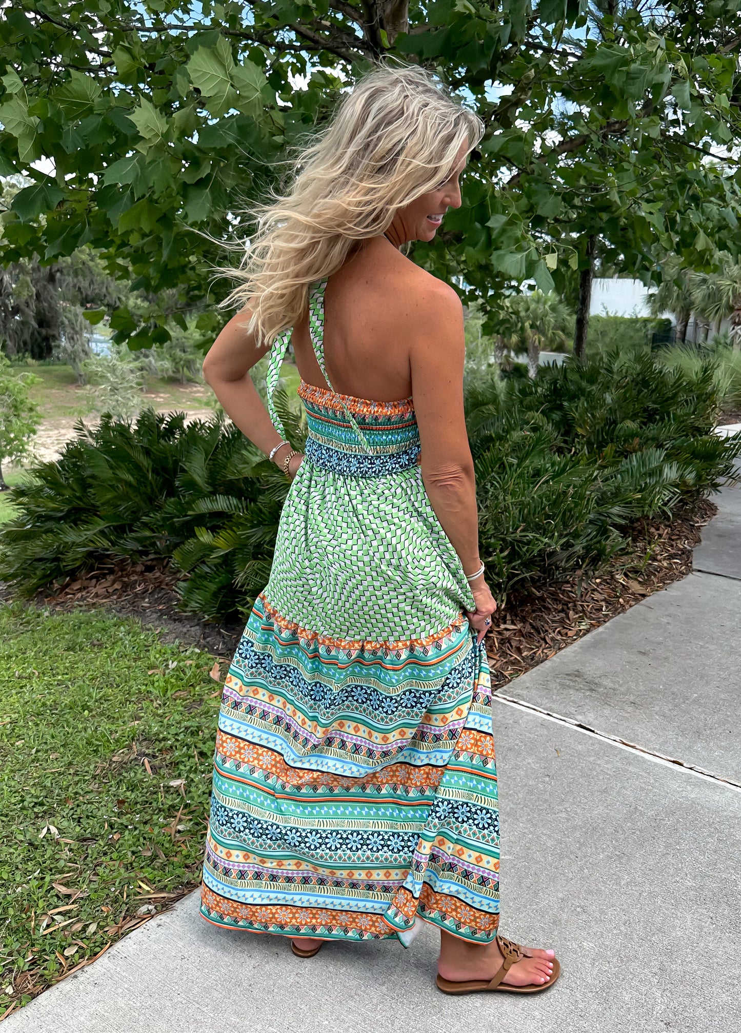 Islamorada Halter Maxi Dress