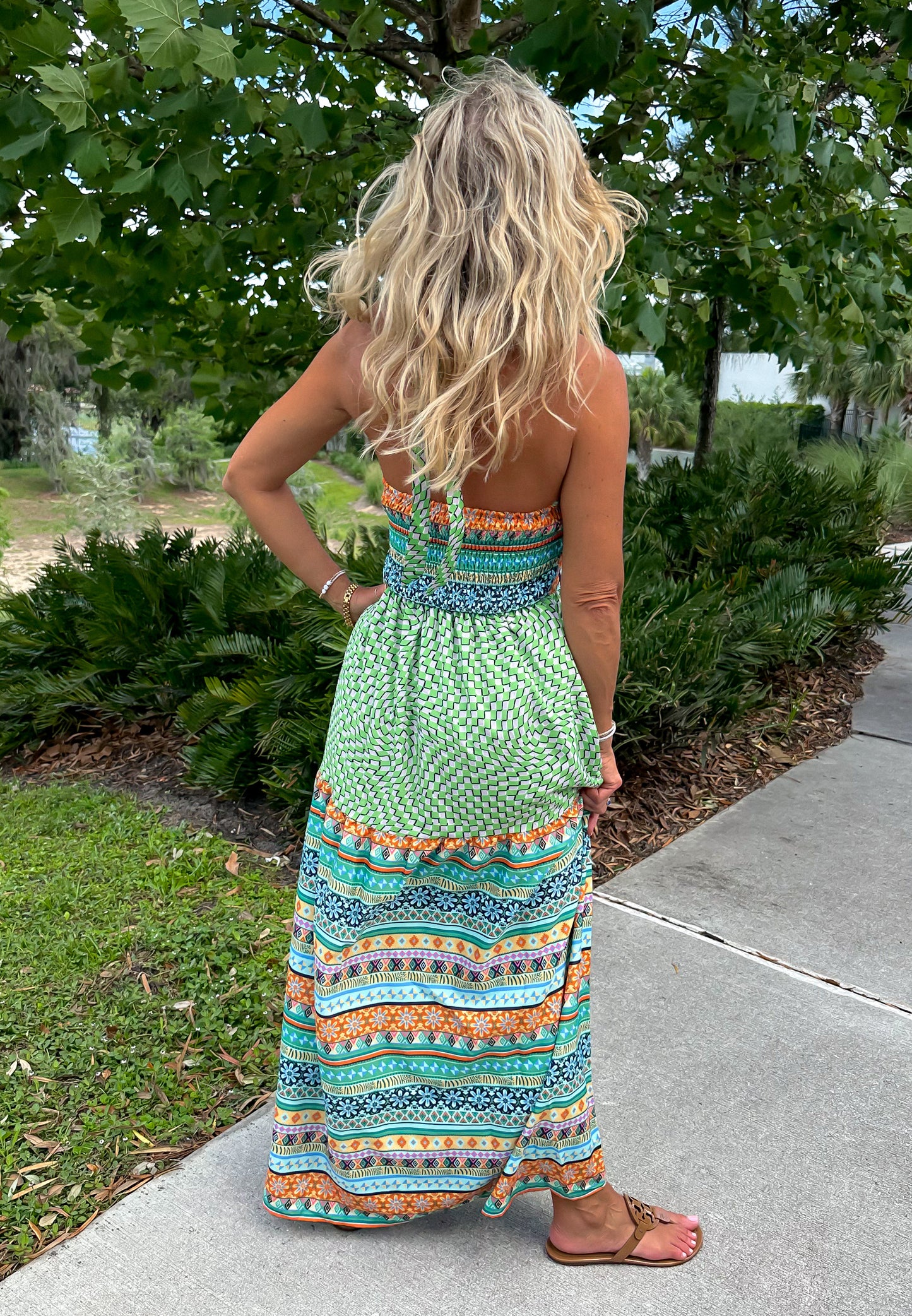 Islamorada Halter Maxi Dress