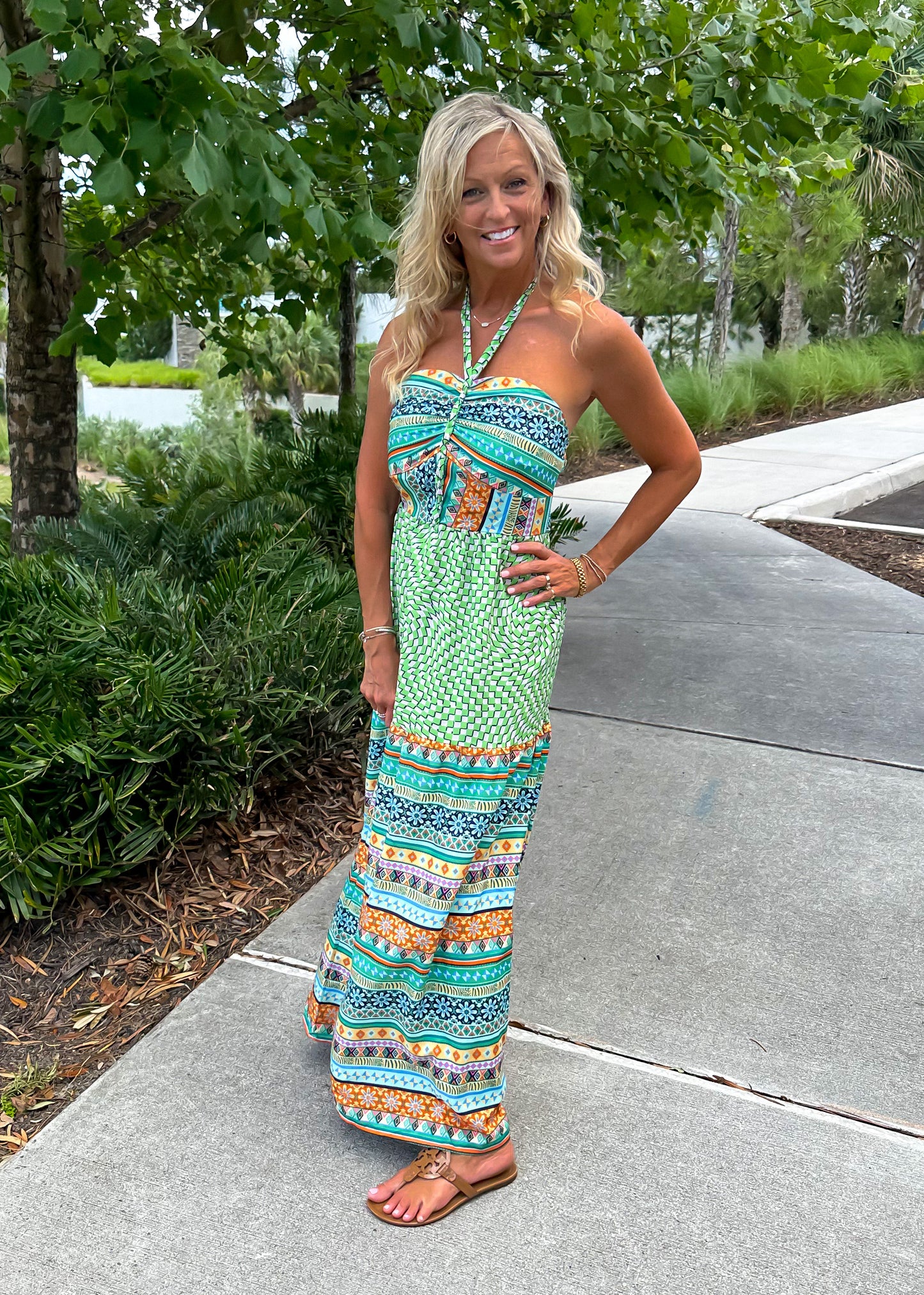 Islamorada Halter Maxi Dress