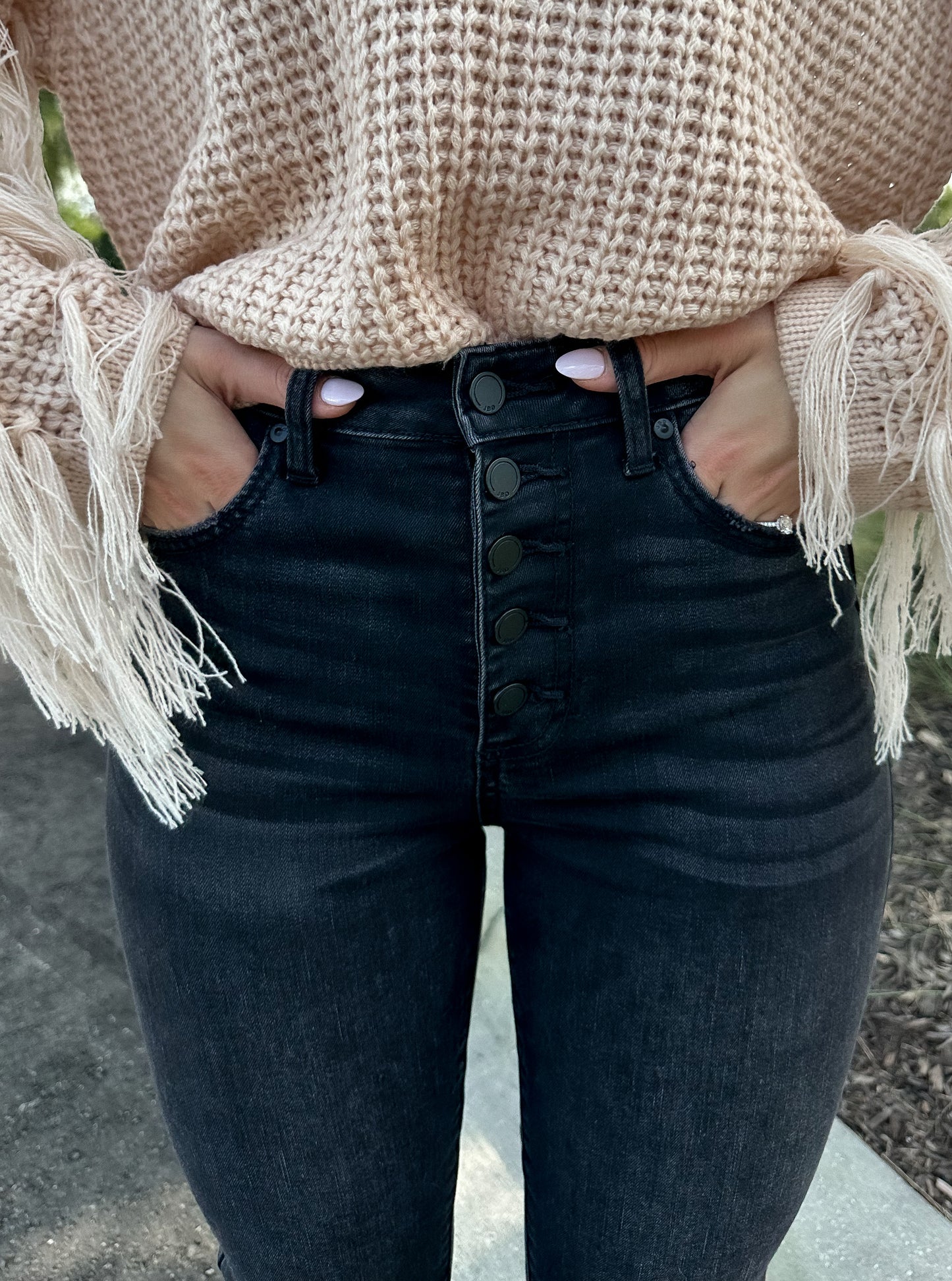 Beverly Button Fly Skinnies by JBD