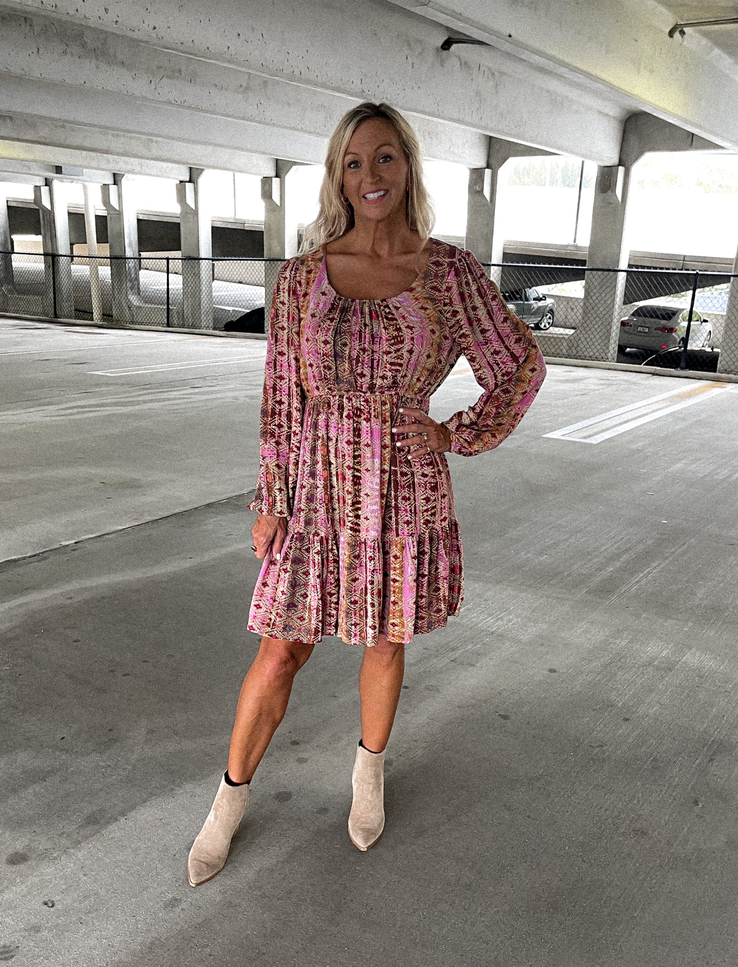 Savanna Printed Dress