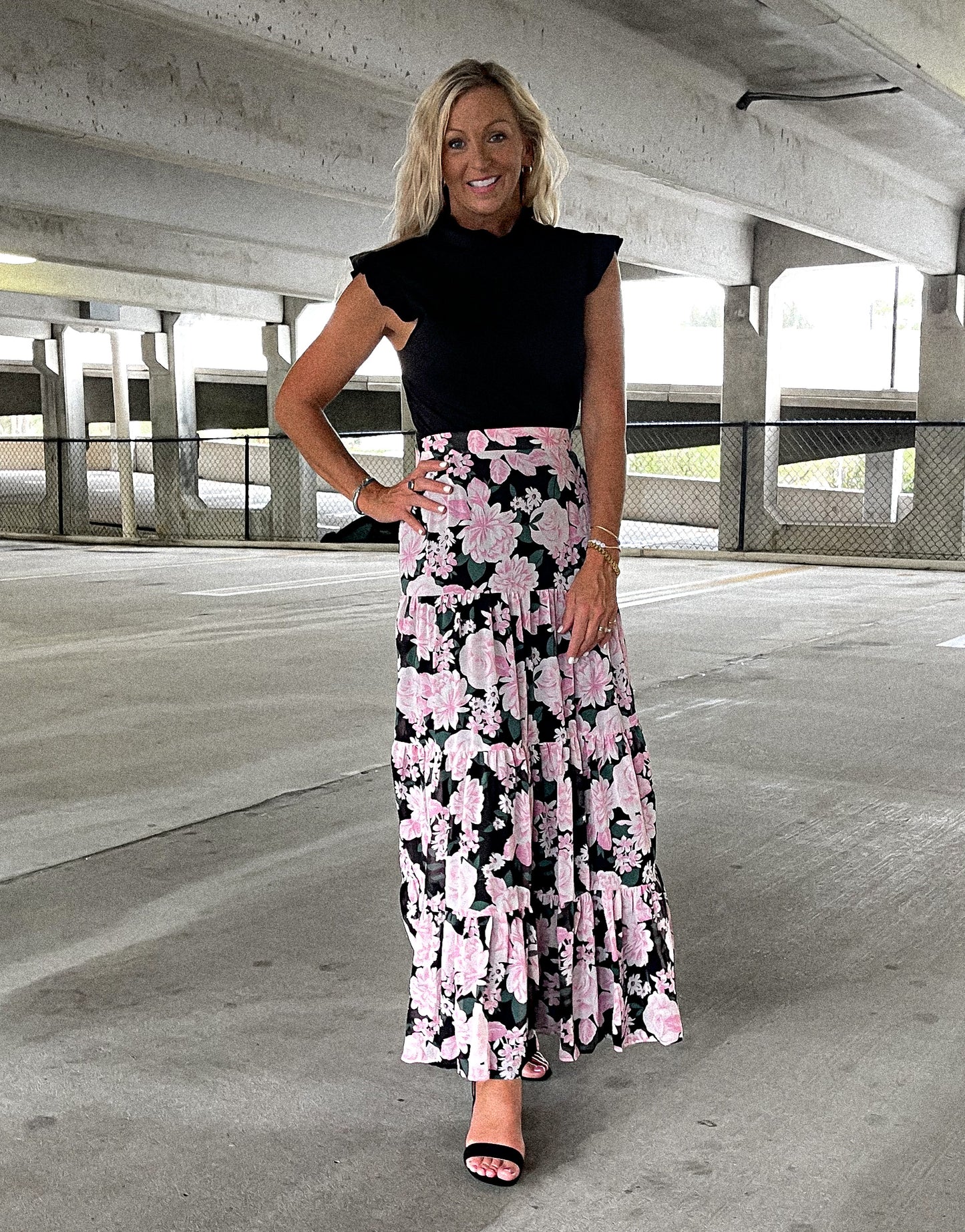 Angelica Floral Maxi Skirt