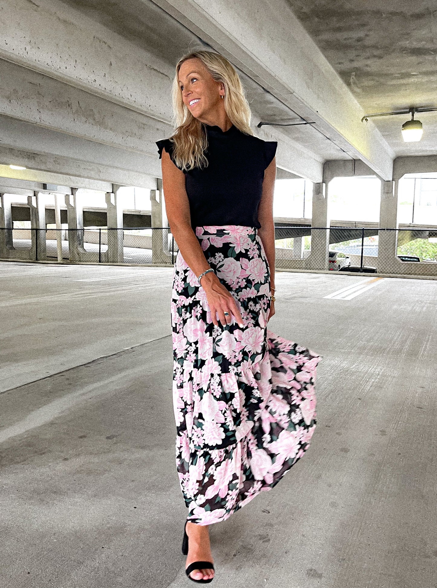 Angelica Floral Maxi Skirt