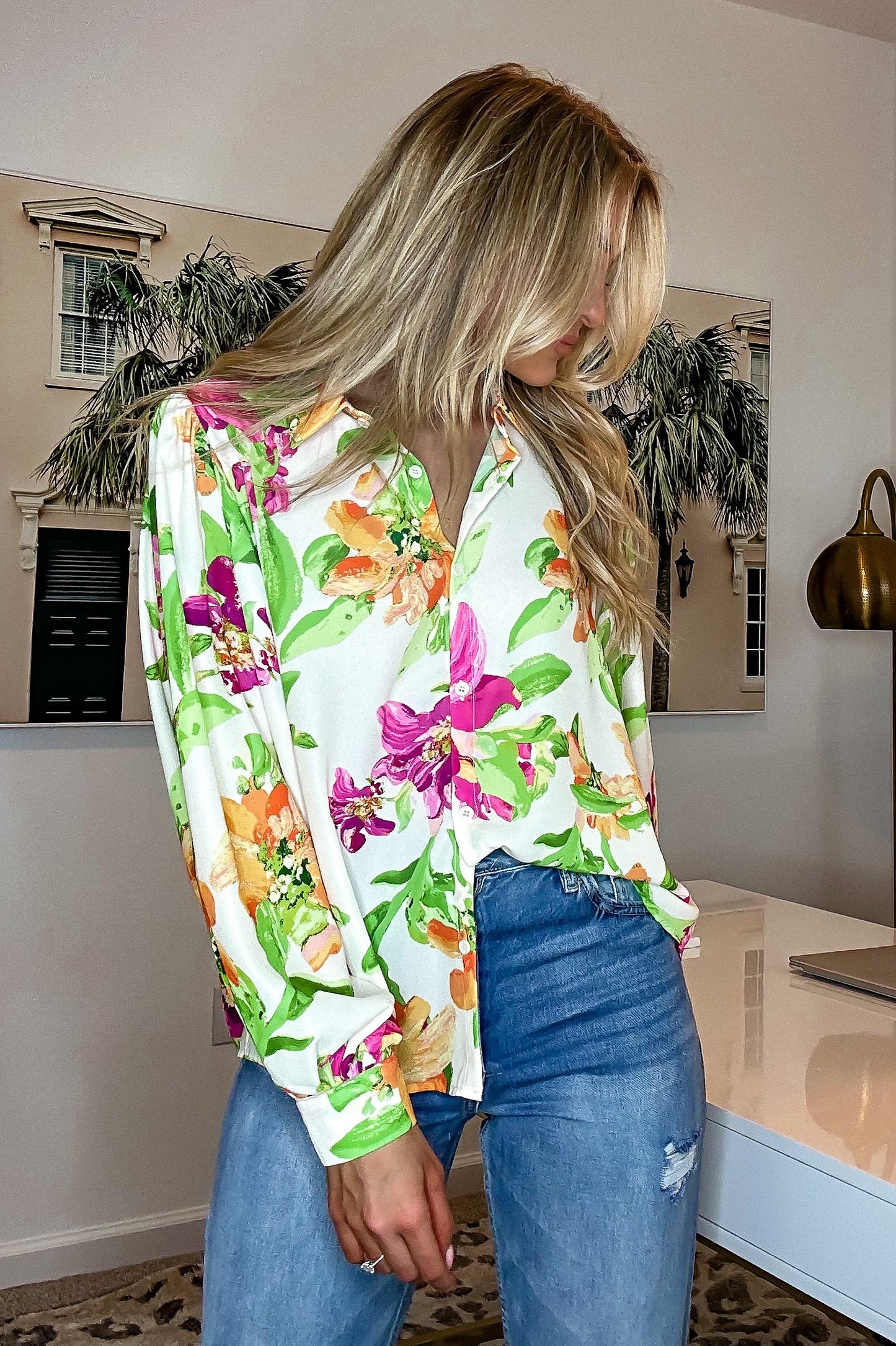 Botanical Dreams Long Sleeve Top