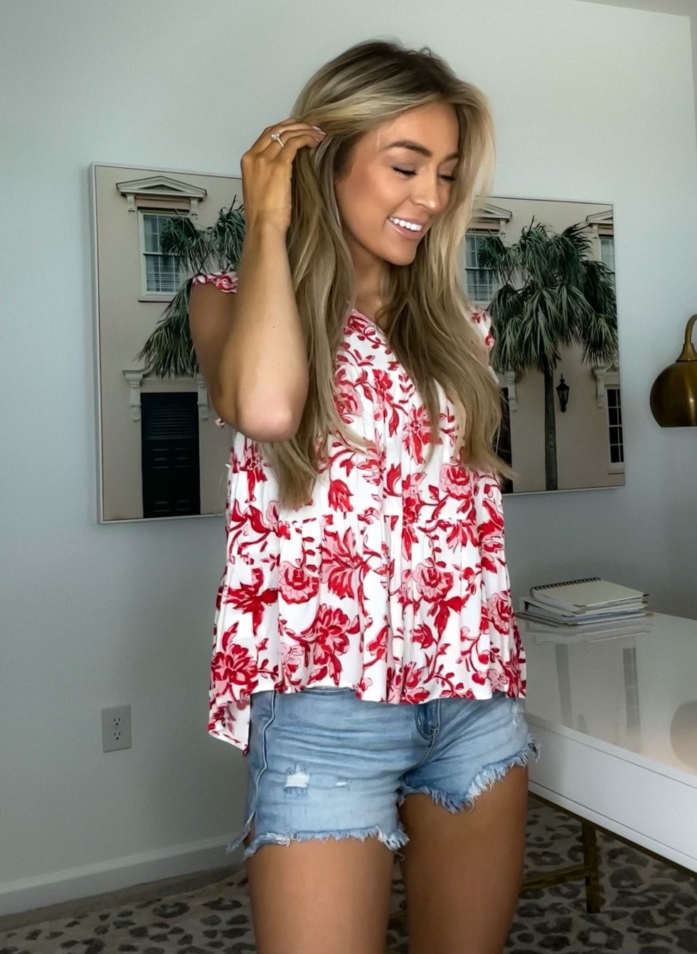 Abigail Floral Top