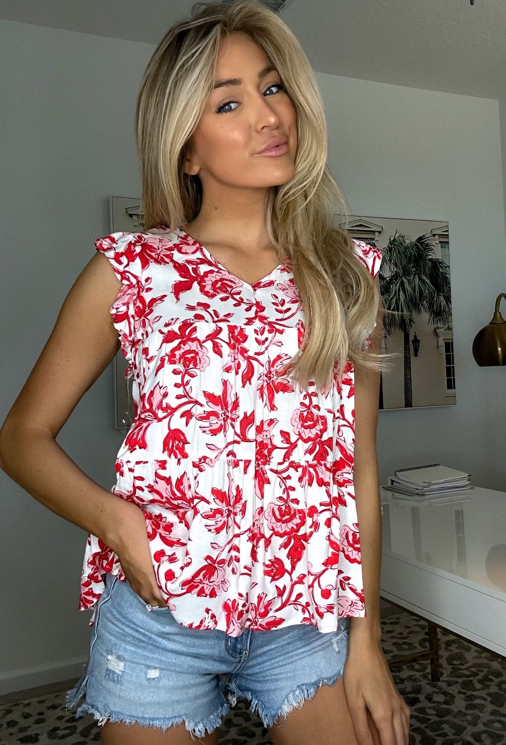 Abigail Floral Top
