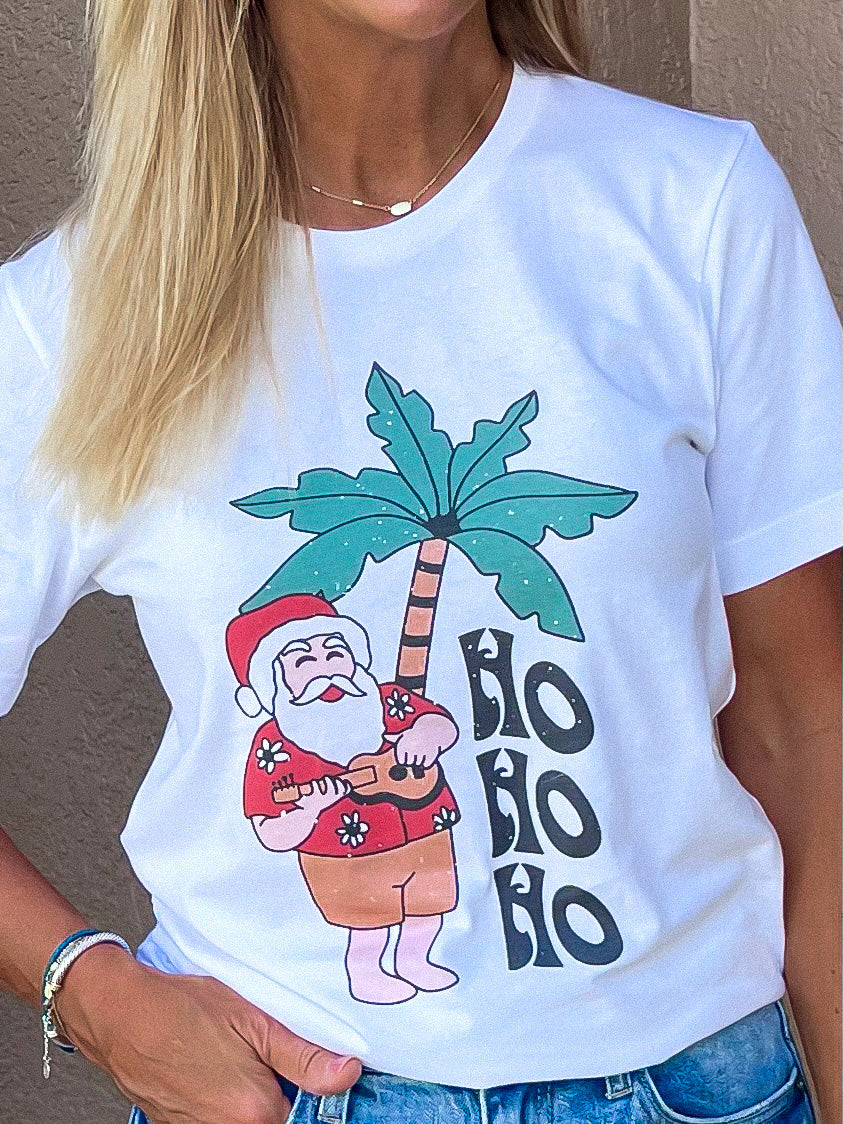 Tropical Santa Tee