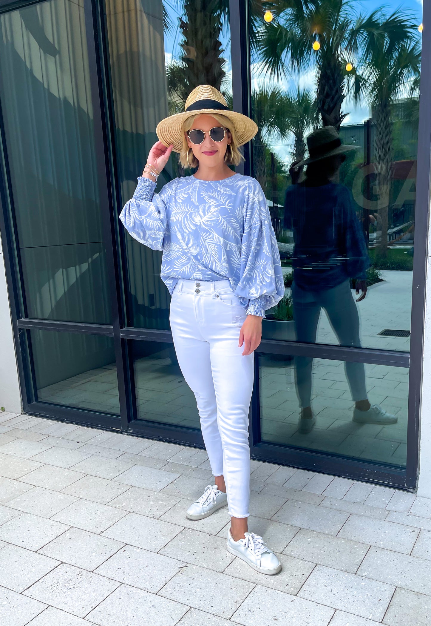 West Palm White Skinnies by KANCAN