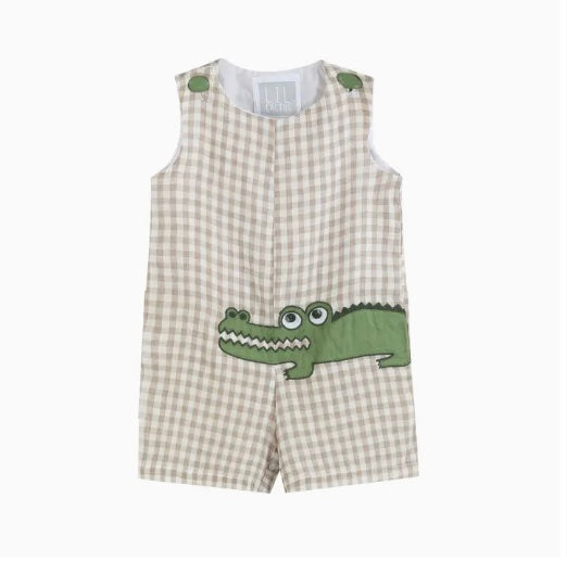 Gingham Alligator Jon Jon