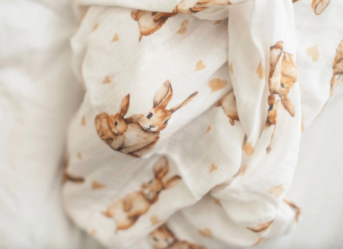 Somebunny Loves You Muslin Swaddle