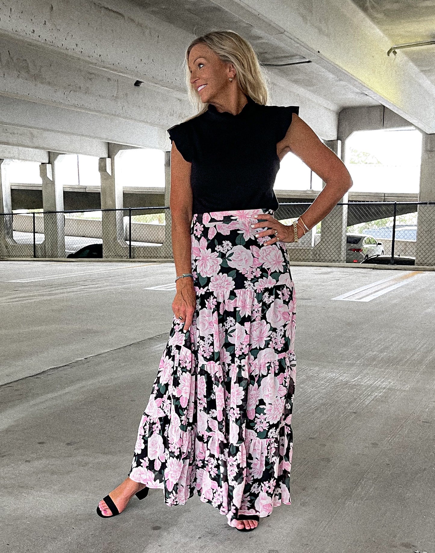Angelica Floral Maxi Skirt