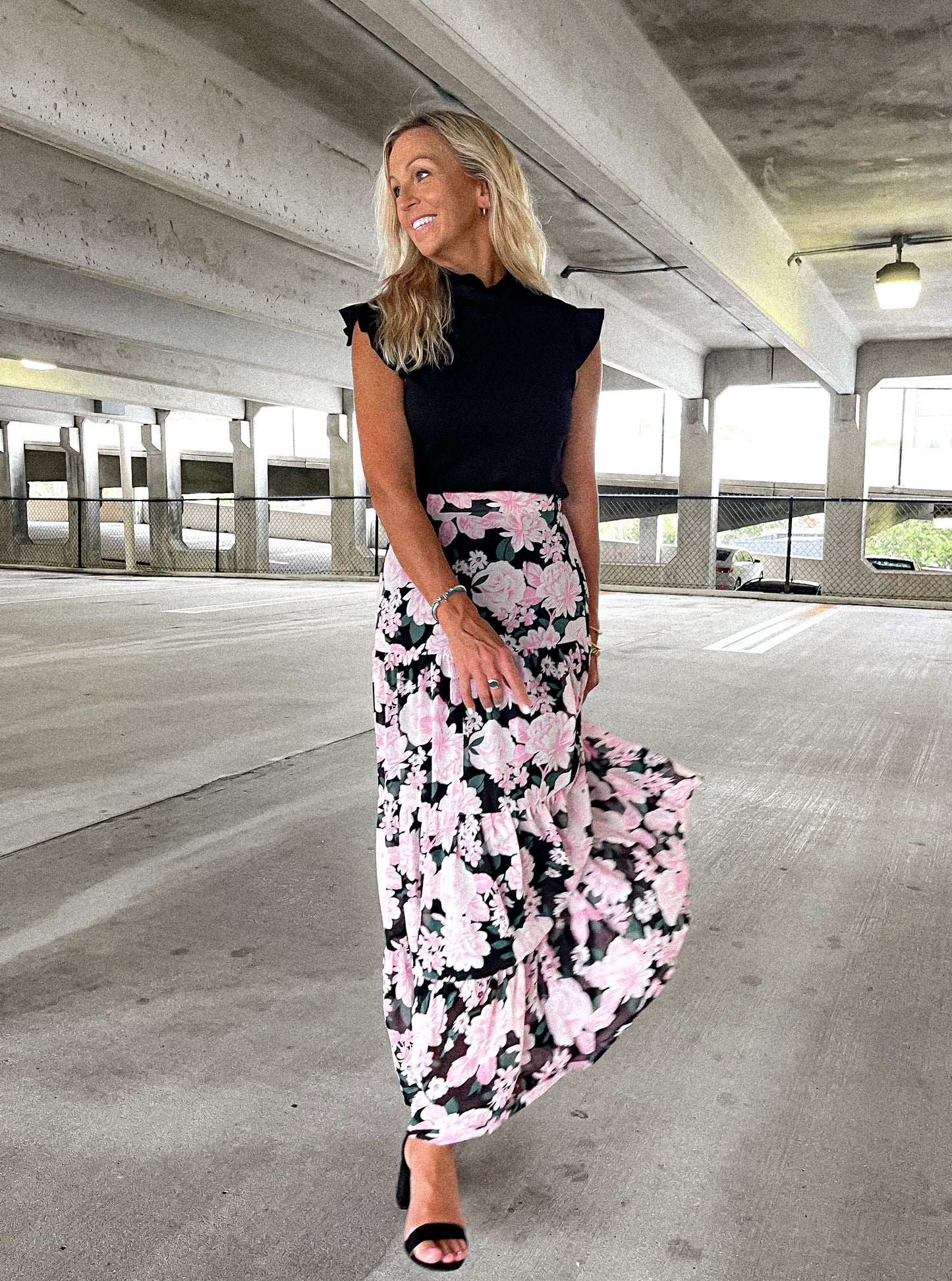 Angelica Floral Maxi Skirt