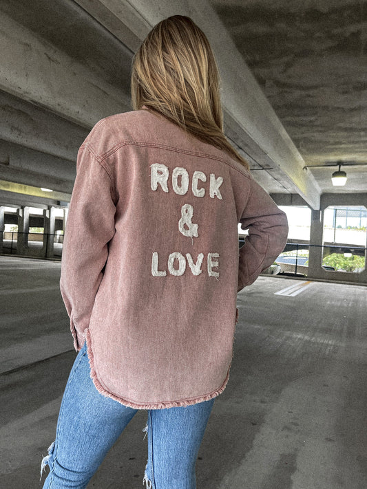 Rock and Love Shacket
