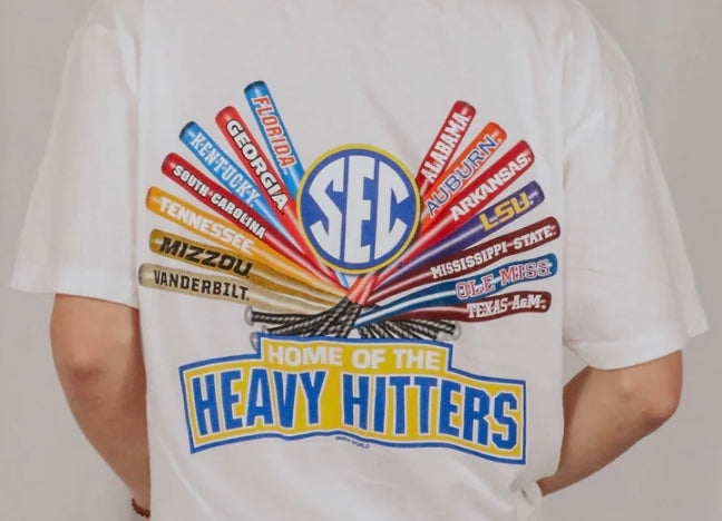 SEC Heavy Hitters Baseball Tee by CHARLIE SOUTHERN