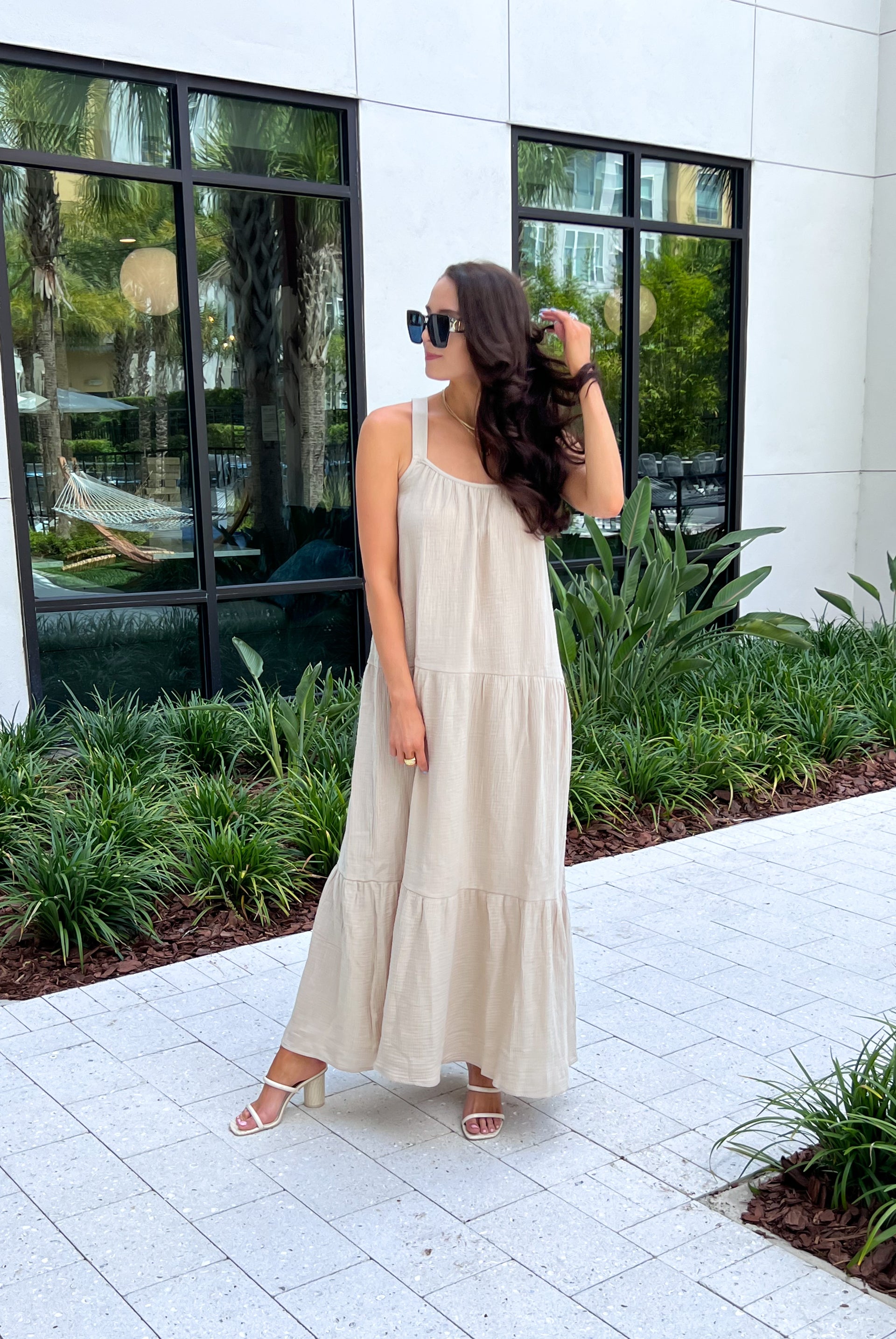 taylor tiered maxi dress Taylor Tiered Maxi Dress M